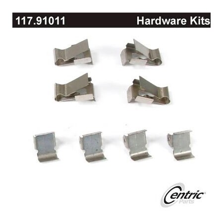 Centric Disc Brake Hardware Kit, Parts 117.91011